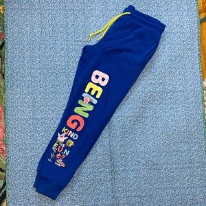 SpongeBob Nickelodeon Blue 'BEING Kind' Graphic Joggers